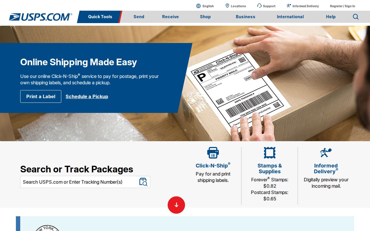 Holly Springs ZIP code directory source, USPS ZIP Code Lookup entry point